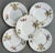 Early 20th Century Minton Porcelain Small Bread Plates in a Flower Sprig Pattern - Set of 5 For Sale - Image 10 of 13