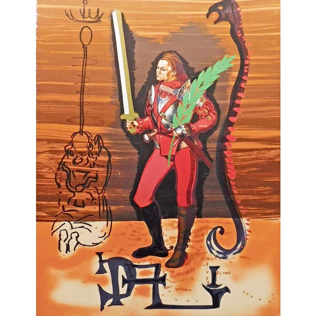 Salvador Dali "Christopher Columbus" Hand Signed Authentic Artwork For Sale In Denver - Image 6 of 6