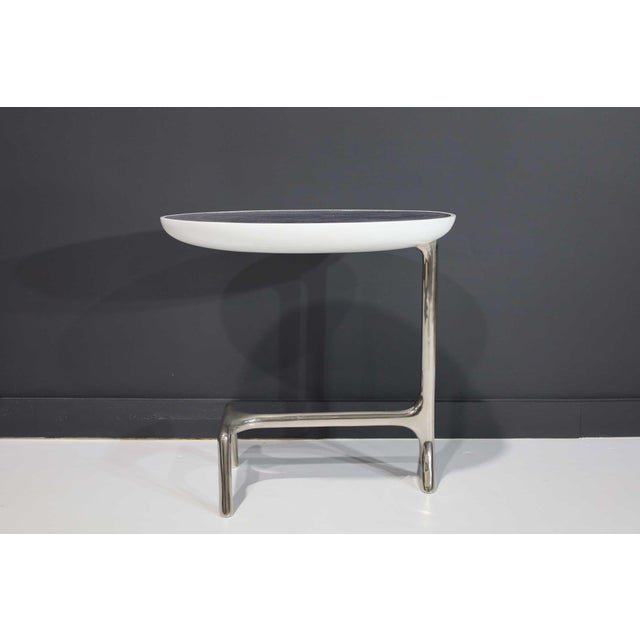 Introducing the gorgeous Scala Luxury Uovo Side Table, exclusively at circa20c. A polished nickel base complements the...