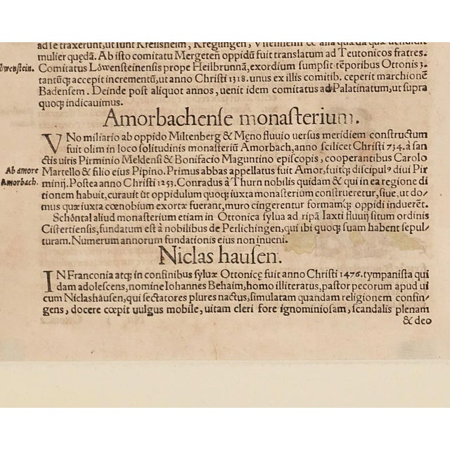 Illustrated Page From a Treatise, Germany Circa 1700 For Sale - Image 4 of 4