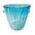 1960s Vintage Italian Hollywood Regency Pablo Venini Murano Glass Ice Bucket With Petite Bubbles For Sale