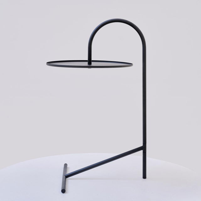 Metal Melt - Black Round Coffee Table For Sale - Image 7 of 10