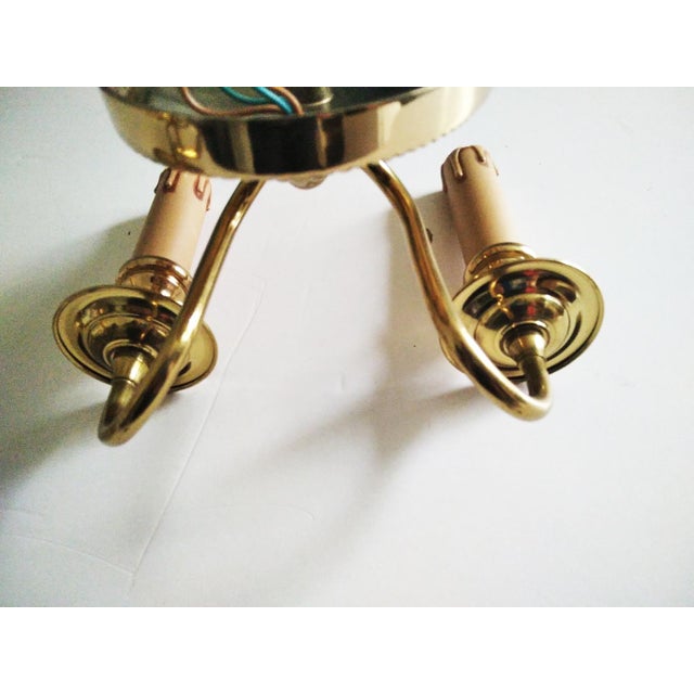 Louis XVI Brass Wall Lamps, 1950s, Set of 2 For Sale - Image 13 of 16
