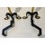Gold Tudor Andirons 1920s For Sale - Image 8 of 13