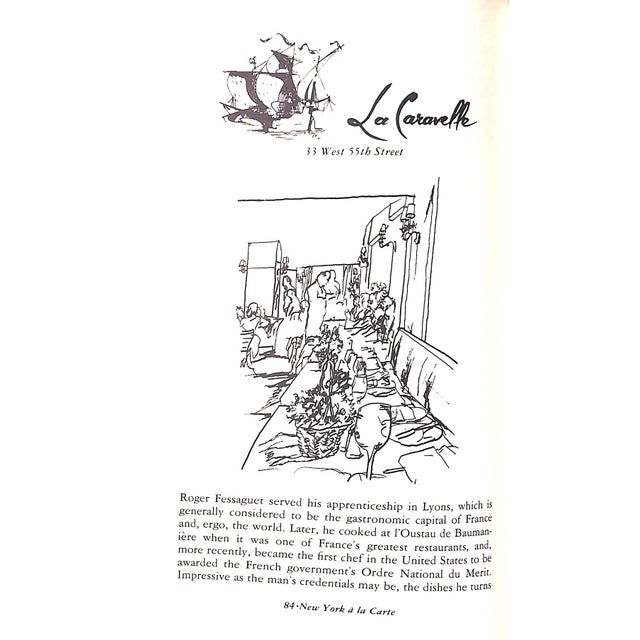 White "New York a La Carte: Cooking With the Great Chefs" 1975 Jacobs, Jay For Sale - Image 8 of 12