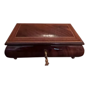 1980s Vintage Stilnovo Intarsi Sorrento Music Box