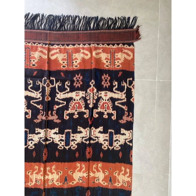 Textile Ikat Textile From Sumba Island, Indonesia For Sale - Image 7 of 10