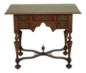 Kittinger Cw-157 Mahogany William & Mary Lowboy Dressing Table