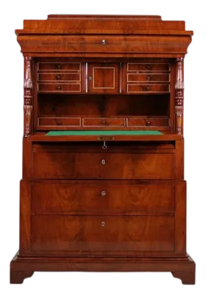 Northern European Biedermeier Secretaire, 1860s