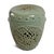 Asian Green Medallion Ceramic Garden Stool For Sale - Image 3 of 6