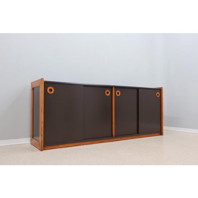 Postmodern Vintage Postmodern Laminate and Wood Sideboard, 1970s For Sale - Image 3 of 15