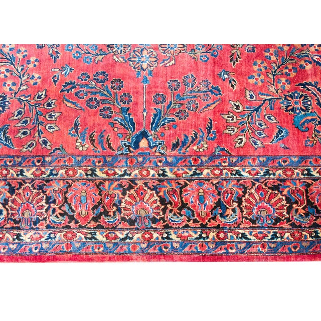 Persian Early 20th Century Persian Sarouk Rug For Sale - Image 3 of 15