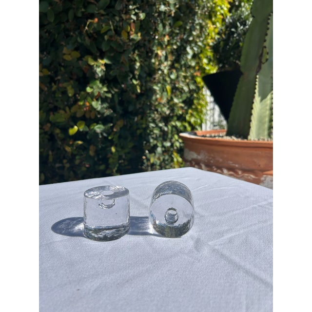 Vintage Pair of Danish Candleholders For Sale - Image 4 of 7