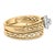 Celebrate eternal love with this exquisite engagement ring and wedding band set, masterfully crafted in 14K yellow gold-...