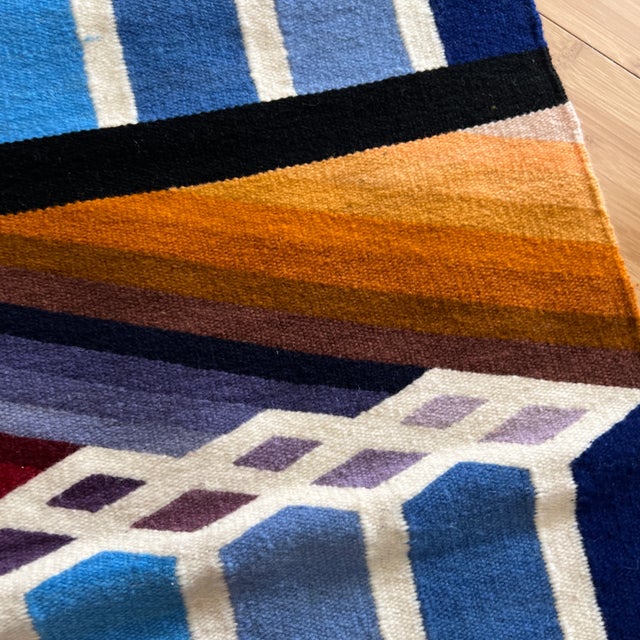 1990s 1990s Handwoven Wool Decor For Sale - Image 5 of 8