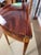Wood George III - Regency Figured Mahogany and Satinwood Demi Lune Table For Sale - Image 7 of 15