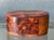 Vintage Faceted Burl Wood Oval Box For Sale - Image 4 of 12