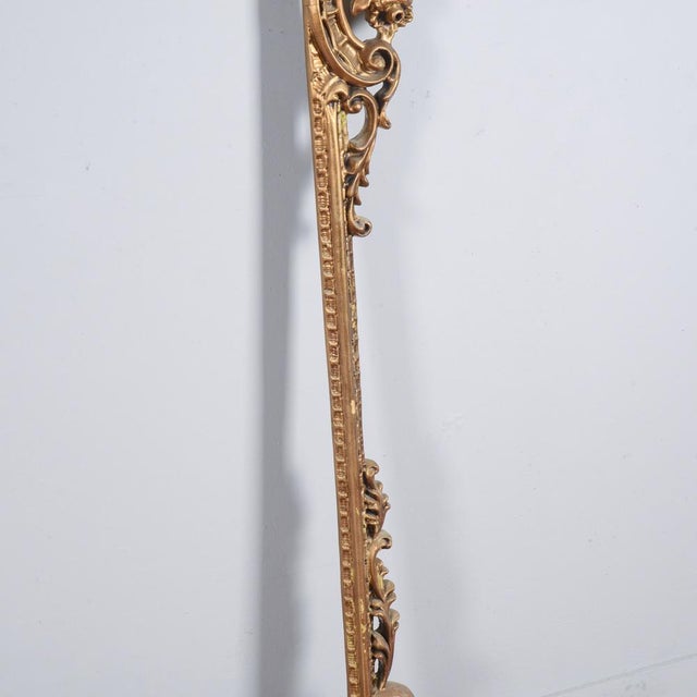 Brown Rococo Style Gilded Carved Frames, 1960s, Set of 2 For Sale - Image 8 of 18