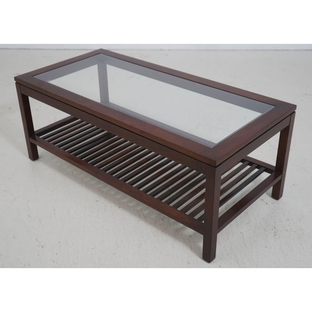 AGE Circa 2002 DETAILS Metropolitan Collection Cherry High Quality Construction Arts And Crafts Style Spindle Shelf...