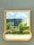 Vintage Grasscloth and Wood Wall Mirror For Sale - Image 4 of 15