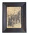 1910s Antique Georges Van Den Bos Equestrian Print “Charity” in Ebonized Wood Frame For Sale - Image 5 of 5