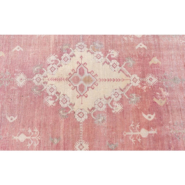 Authentic Turkish Ghiordes Rug from the 19th Century For Sale - Image 11 of 12
