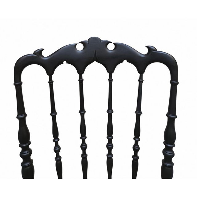 Chiavari Wicker Rocking Chair by F.lli Podesta, 1950s For Sale - Image 6 of 9