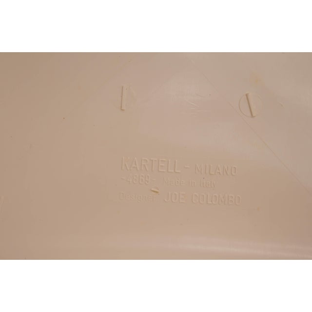 Plastic Universale 4869 Chairs by Joe Colombo for Kartell, 1973, Set of 5 For Sale - Image 7 of 12