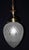 Mid-Century British Cut Glass Acorn Pendant Light with Brass, 1950s For Sale - Image 14 of 17