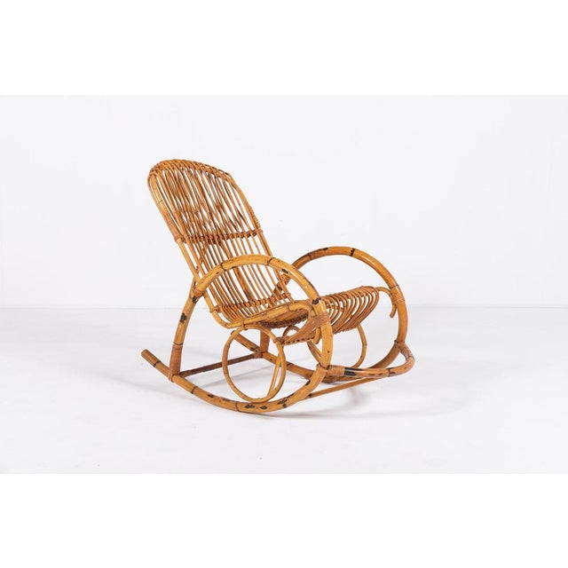 Italian Rocking Chair, 1960s For Sale - Image 3 of 11