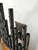 Metal 1970s Wrought Iron and Glass Sconces by Marcello Fantoni - Pair For Sale - Image 7 of 12