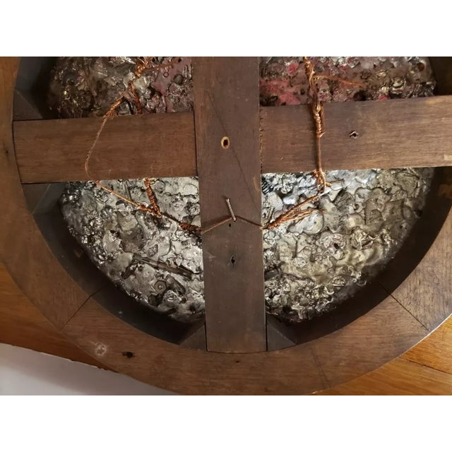 Wood 1960s American Brutalist Mixed Media Found Object Mechanical Components Assemblage Wall Plaque Art For Sale - Image 7 of 9
