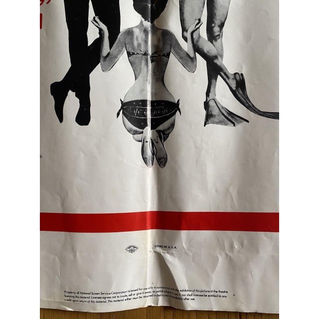 Red Thunderball / You Only Live Twice Poster from Robert McGinnis, 1970s For Sale - Image 8 of 10