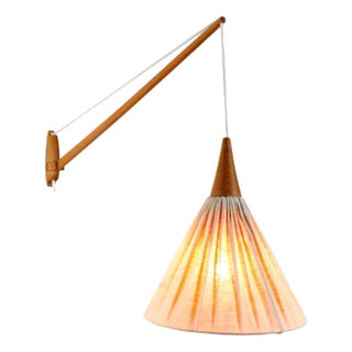 Model 734 Wall Lamp by Uno & Östen Kristiansson for Luxus, Vittsjö, Sweden, 1960s For Sale