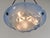 Blue Large French Art Deco Pendant Light by Le Verre Francais Schneider - 1930 Chandelier France For Sale - Image 8 of 14