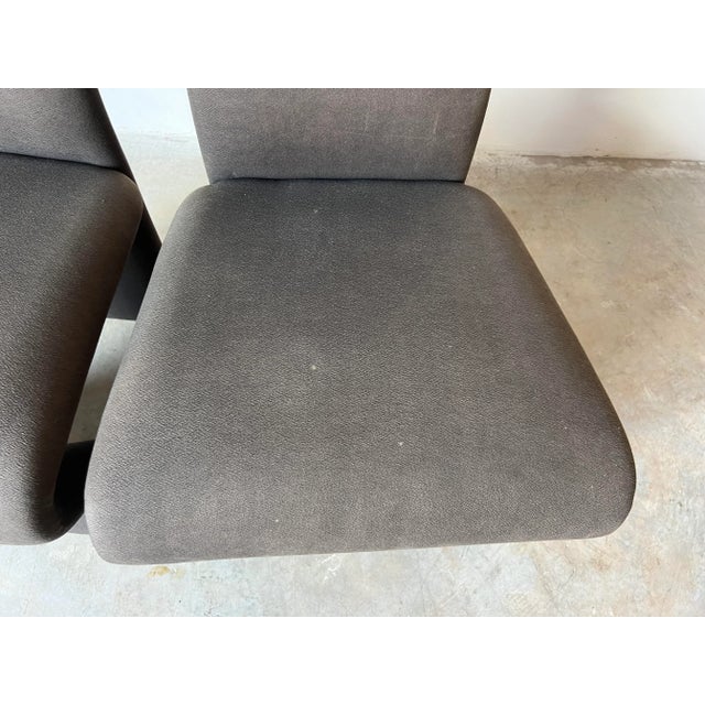 Jan Ekselius - Style Postmodern Accent/ Dining Chairs by Roger Rougier - a Pair For Sale - Image 9 of 12