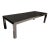 Mid 20th Century Black Lacquer Parsons Style Dining Table Attributed to Milo Baughman For Sale