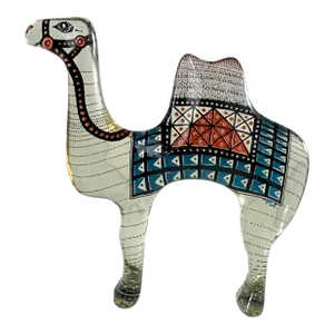 1970s Abraham Palatnik Lucite Camel Sculpture Figurine, Signed