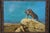 Late 20th Century Tiger on the Watch Camel Landscape Oil Painting After Jean Leon Gerome 46" For Sale - Image 4 of 13