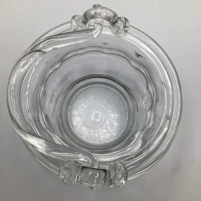Venetian Glass Basket Bowl For Sale In Sacramento - Image 6 of 13