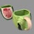 Late 20th Century Vintage Ceramic Hand Painted Watermelon Mugs Marked r.g.d 1983- Set of 4 For Sale - Image 5 of 5