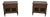 Pair of Henredon Walnut French Style Nightstands For Sale