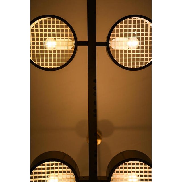 Cream Ceiling Lamp in Brass and Plastic by Hans-Agne Jakobsson, 1950s For Sale - Image 8 of 10