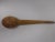 Brown Primitive Hand Carved Wooden Spoon For Sale - Image 8 of 10