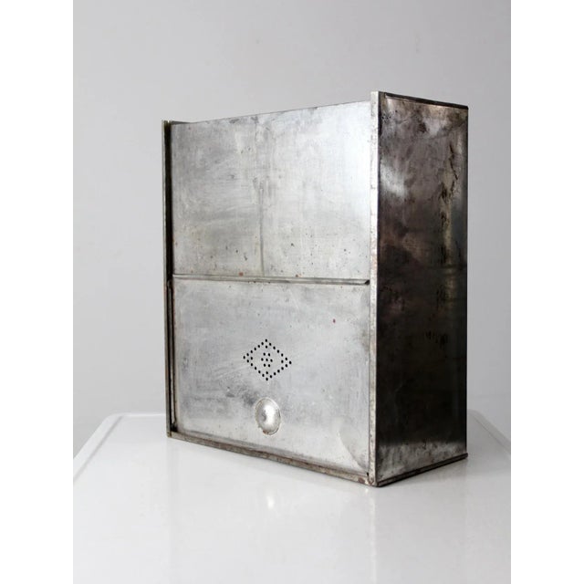 Vintage Metal Bread Box Chairish