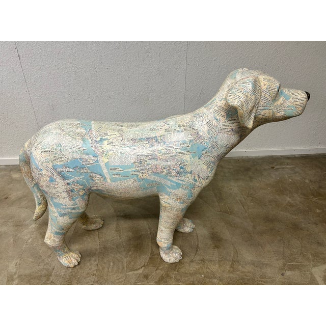 Life-Size Celebrity Collage Labrador Dog Sculpture, Sun Valley, C. 2001 For Sale - Image 6 of 14