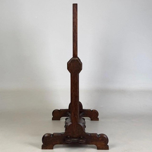 20th Century Arts and Crafts Oak Dressing Mirror, 1890s For Sale - Image 10 of 15