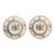 Pair, Chinese Export â€˜Yonge' Armorial Porcelain Soup Plates Yongzhen Circa 1731 For Sale