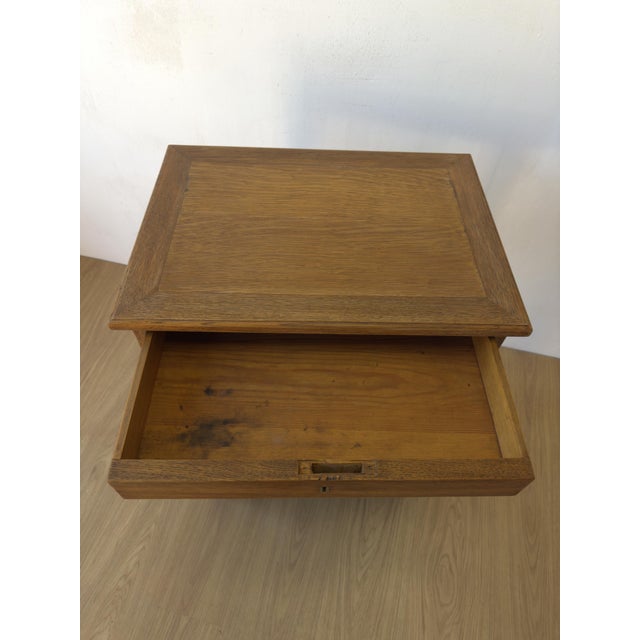 Oak Side Table, 1950s For Sale - Image 3 of 15
