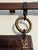 Large Antique Hand-Painted Leather Wall Hanging – Neoclassical Arabesque Motif For Sale - Image 10 of 13